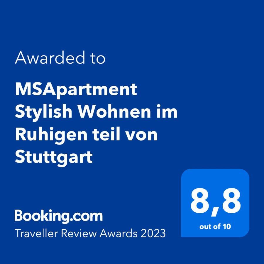 Msapartment Stylish Wohnen In Stuttgart Bagian luar foto